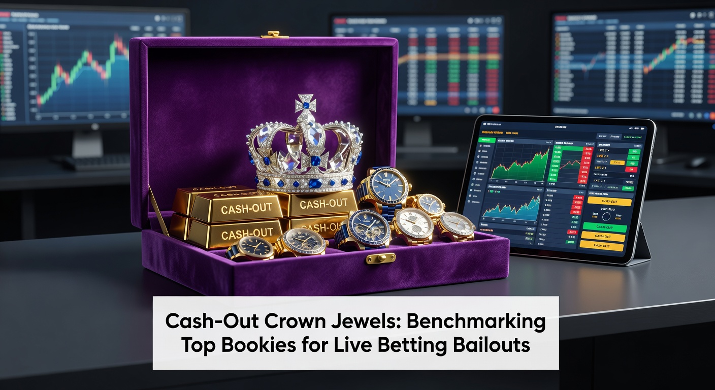 Dynamic graphic illustrating a live soccer match with cash-out button highlighted, showing real-time odds shifting and bailout options in action