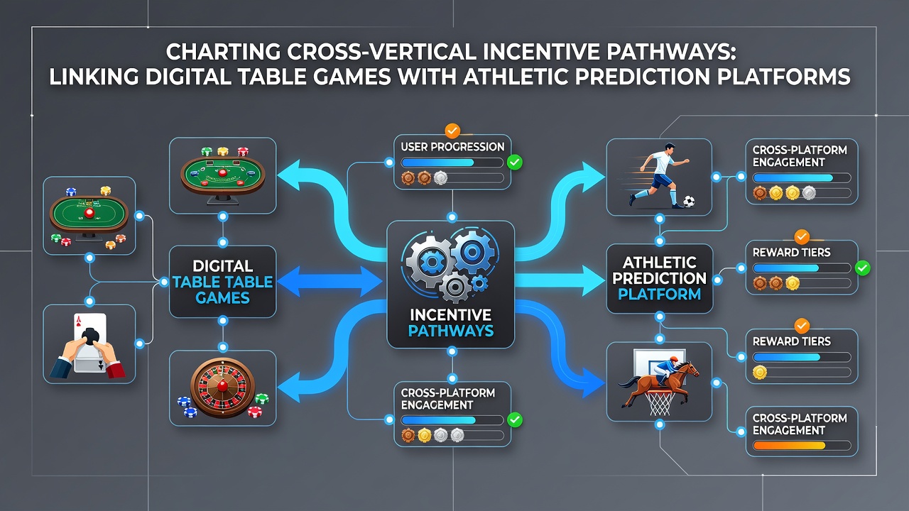 Diagram illustrating data flow between table game modules and sports prediction modules within a single operator ecosystem