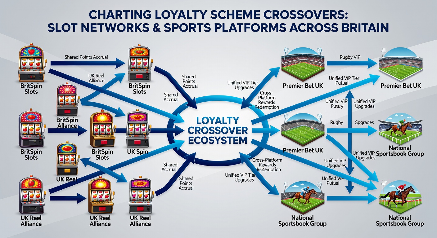 Detailed view of a loyalty dashboard interface displaying crossovers between slot points and sports betting rewards in British platforms