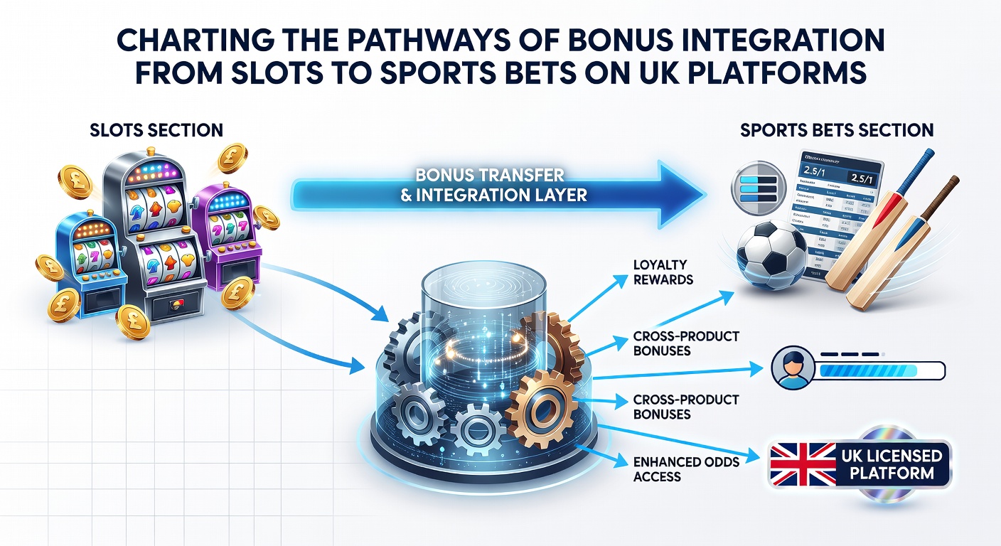 Screenshot example of a UK platform interface showing bonus transfer from slots section to sports betting wallet