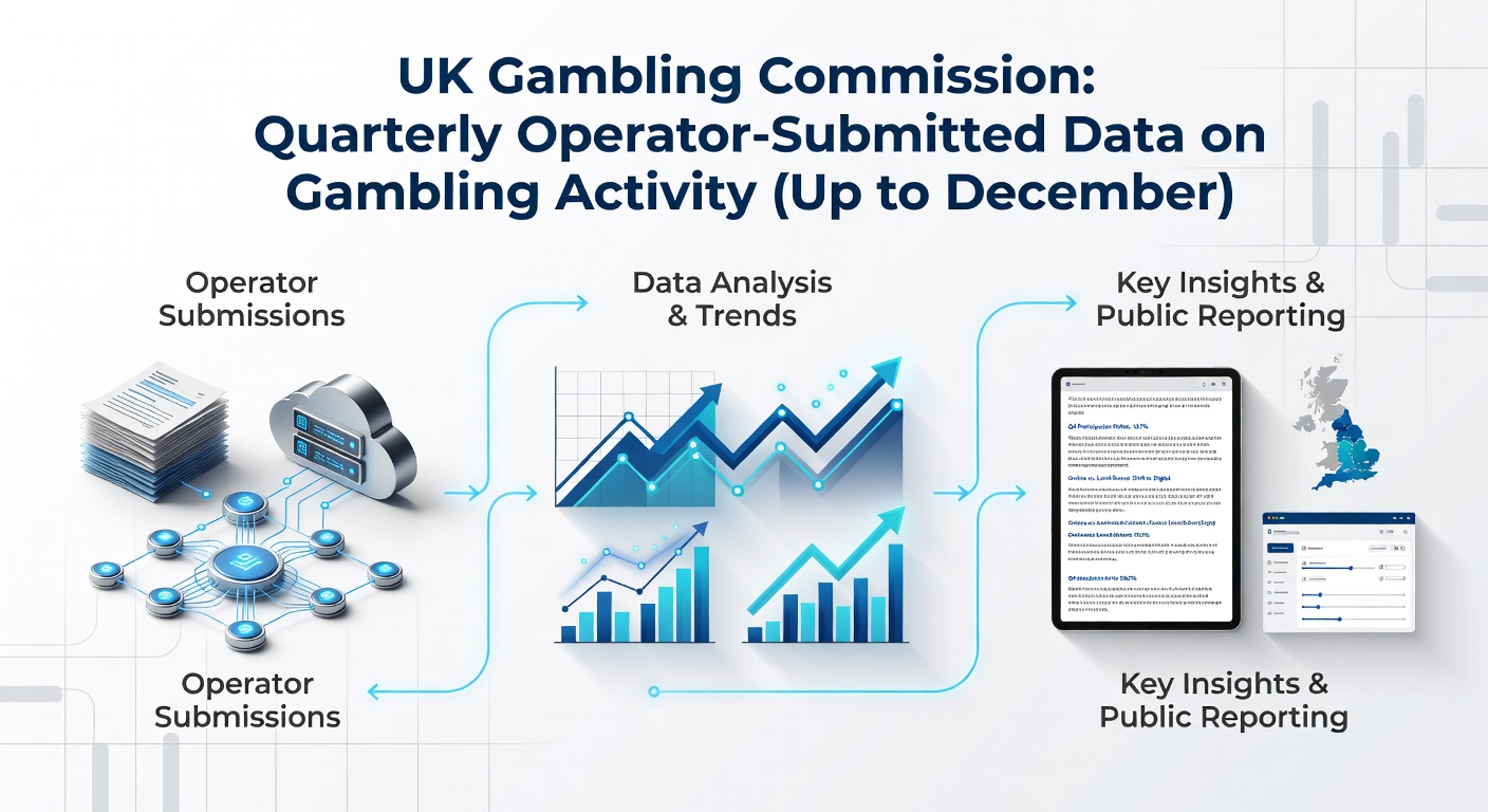 Infographic breaking down UK gambling GGY by category for Q3 2025/26, highlighting slots growth and betting declines