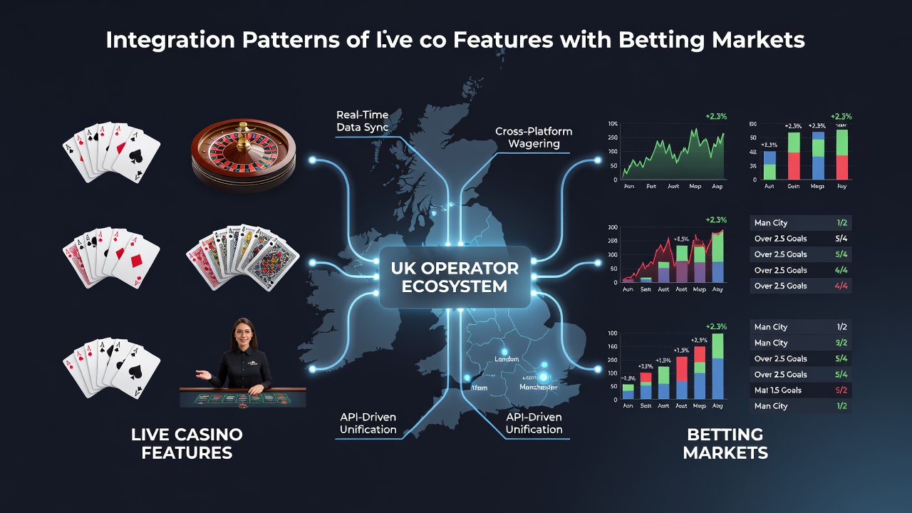 Overview of live casino and betting market integration on UK platforms