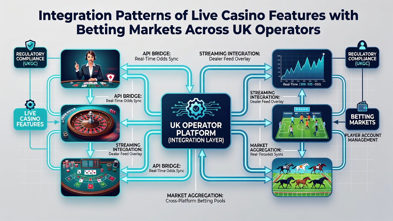 Detailed view of live dealer integration with sports betting interfaces