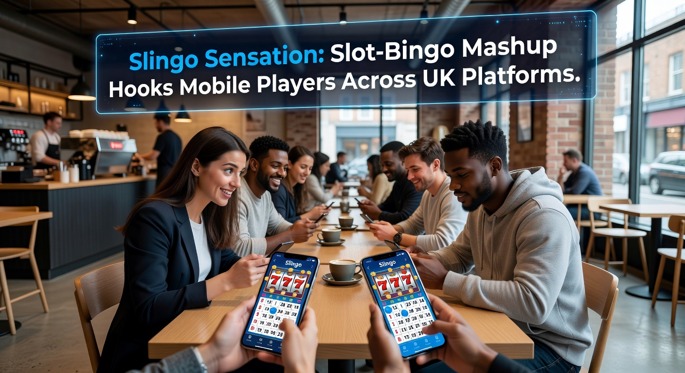 Diverse group of mobile users engaged with Slingo apps, highlighting social and fast-play elements