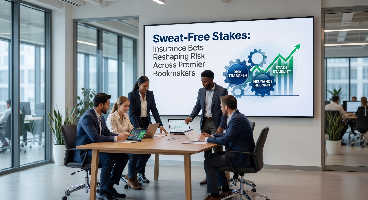 Screenshot of a bookmaker app displaying an active acca insurance offer with highlighted refund terms during a live soccer match